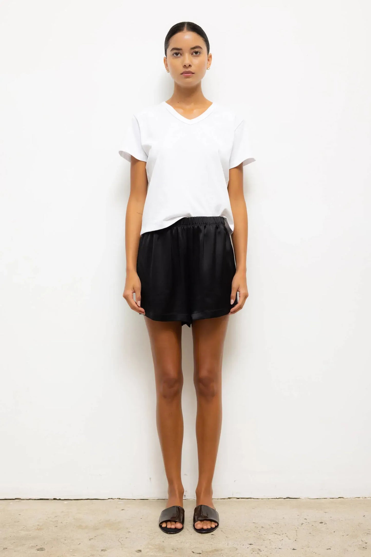 Shirt Margo V Neck in White