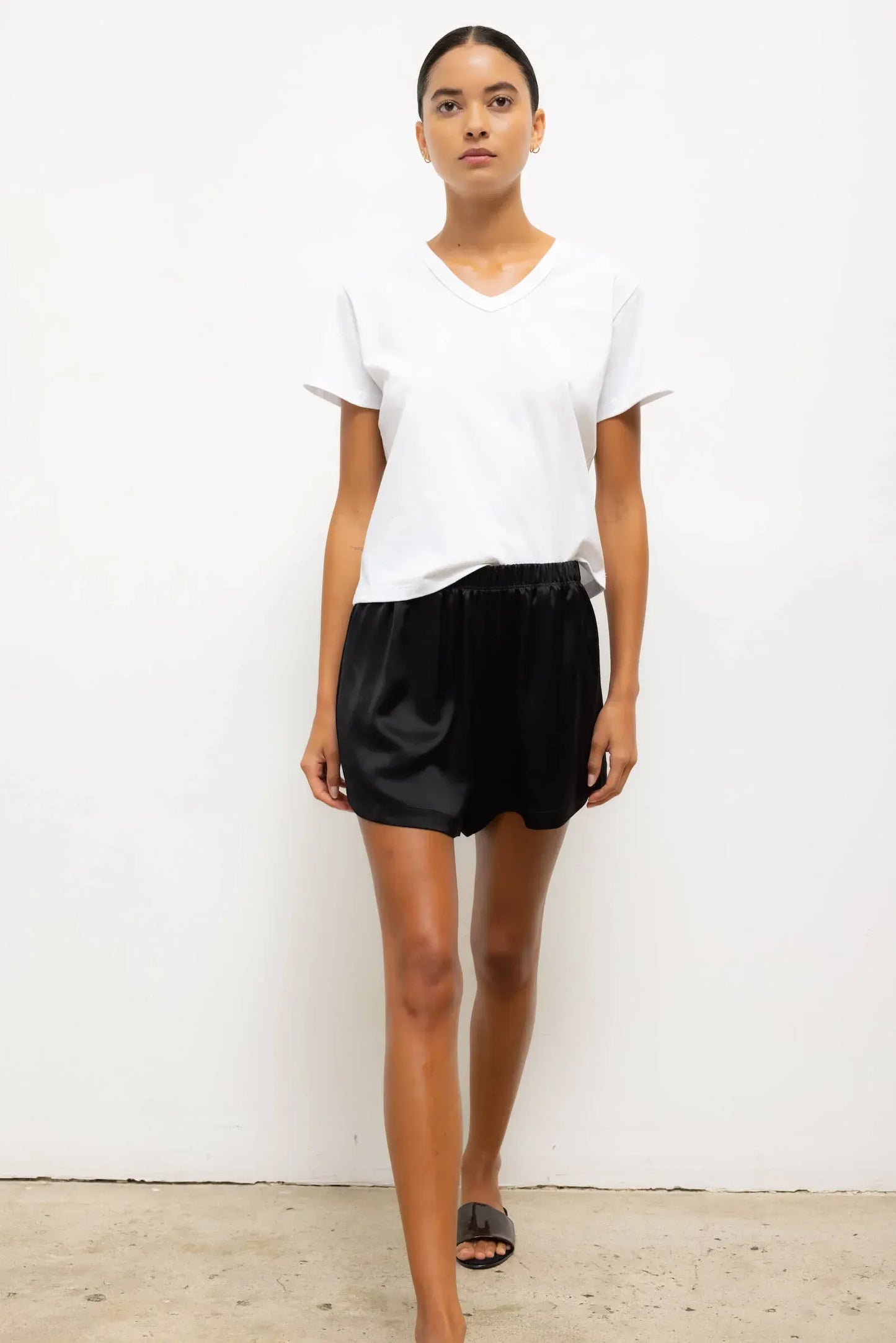 Shirt Margo V Neck in White