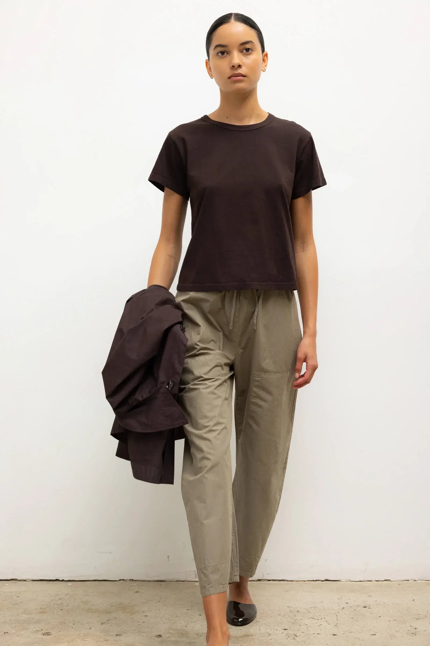 Shirt The Margo in Chocolate