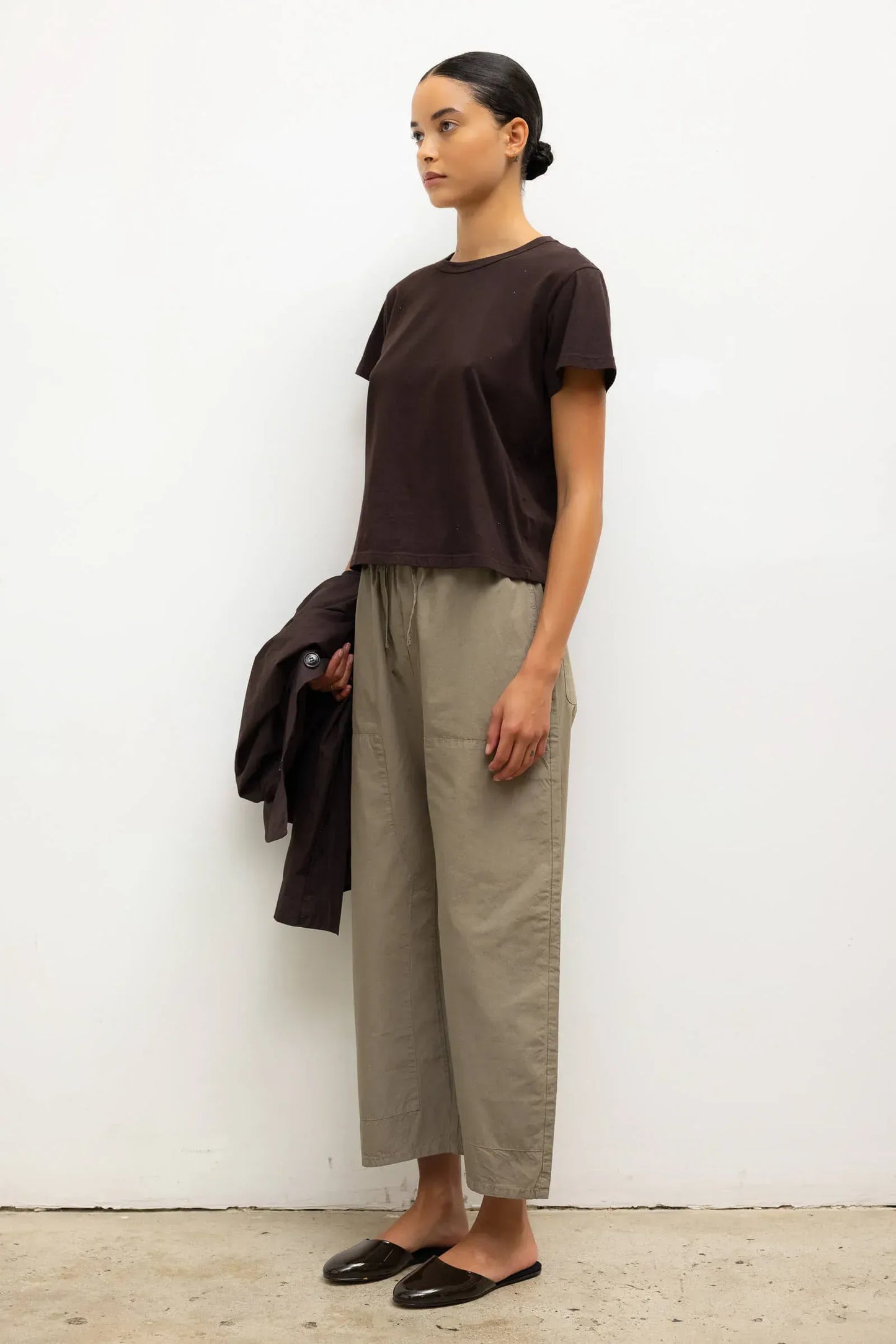 Shirt The Margo in Chocolate