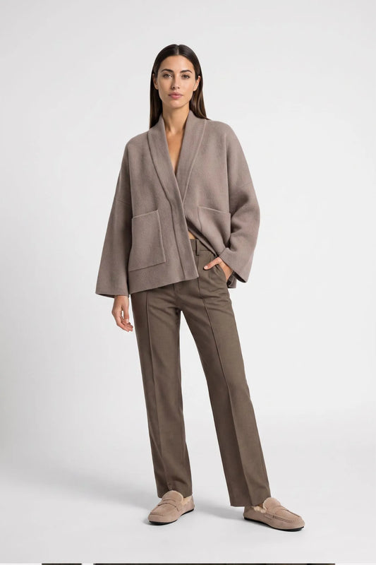 Cardigan Maud in Natural Twine