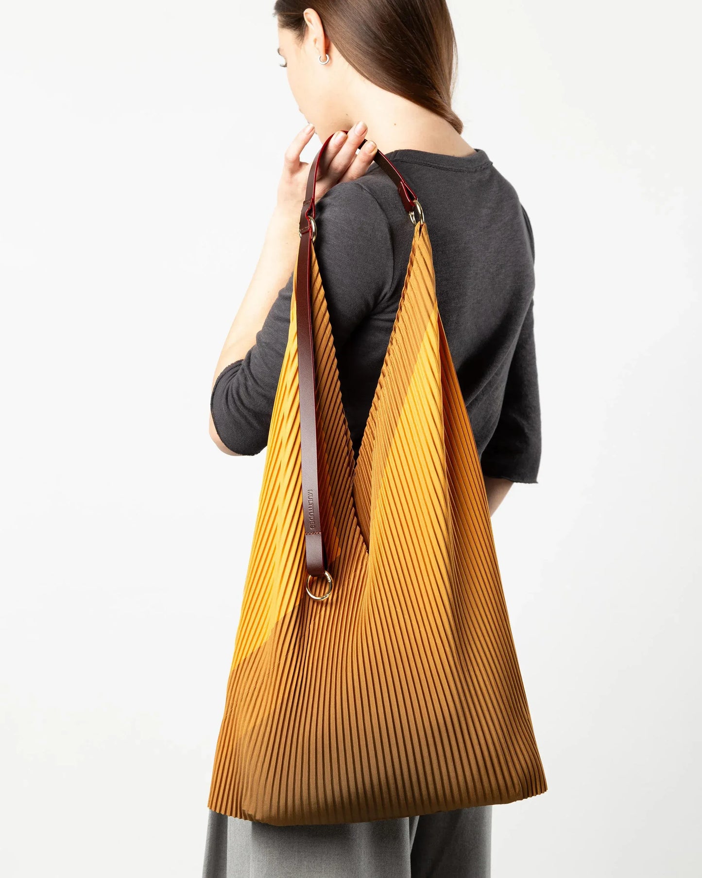 Y Bag Cameron (mit Lederhenkel) in Yellow
