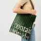 Tote Bag Walt in Green-White