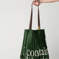 Tote Bag Walt in Green-White