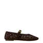 Ballerina Sydney Mary Jane in Chocolate
