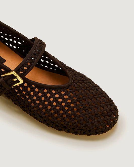 Ballerina Sydney Mary Jane in Chocolate