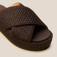 Sandalen Laguna Platform in Chocolate