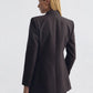 Blazer Noah Jacket in Brown Herringbone
