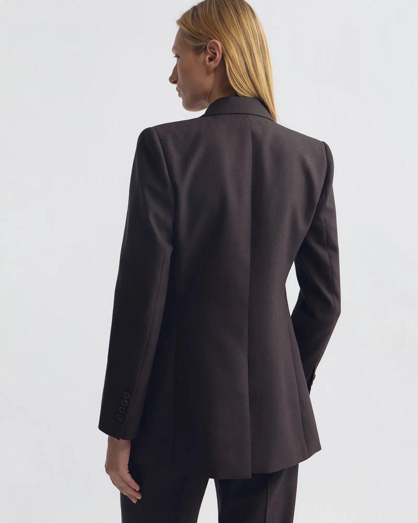 Blazer Noah Jacket in Brown Herringbone