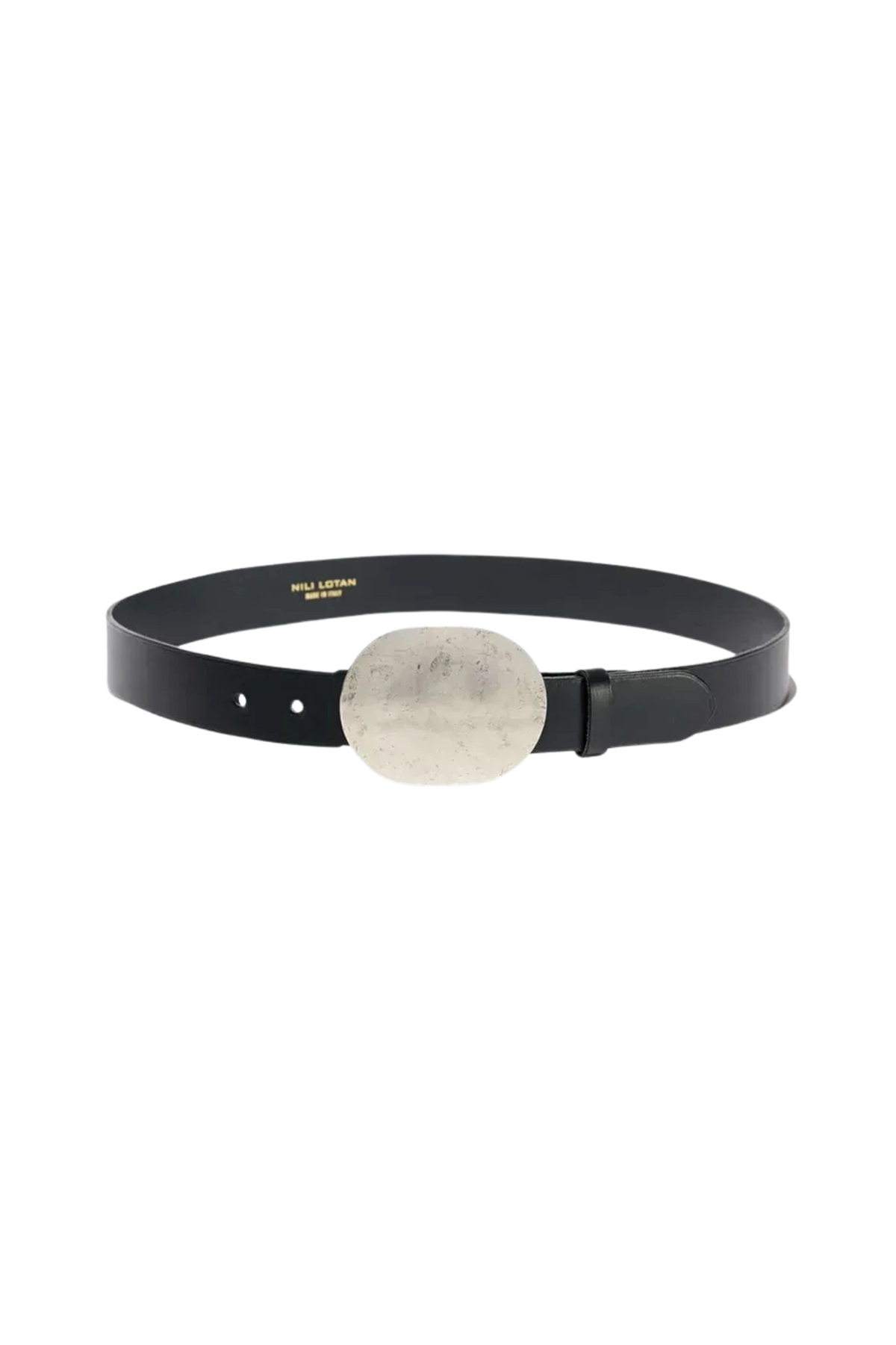 Gürtel Wayne in Black w/ Silver Buckle