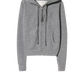 Hoodie Callie Zip Up in Heather Grey
