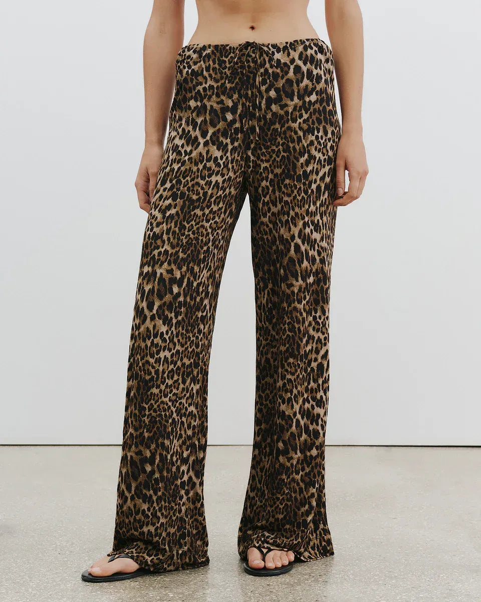 Hose Adriel in Vintage Leopard Print