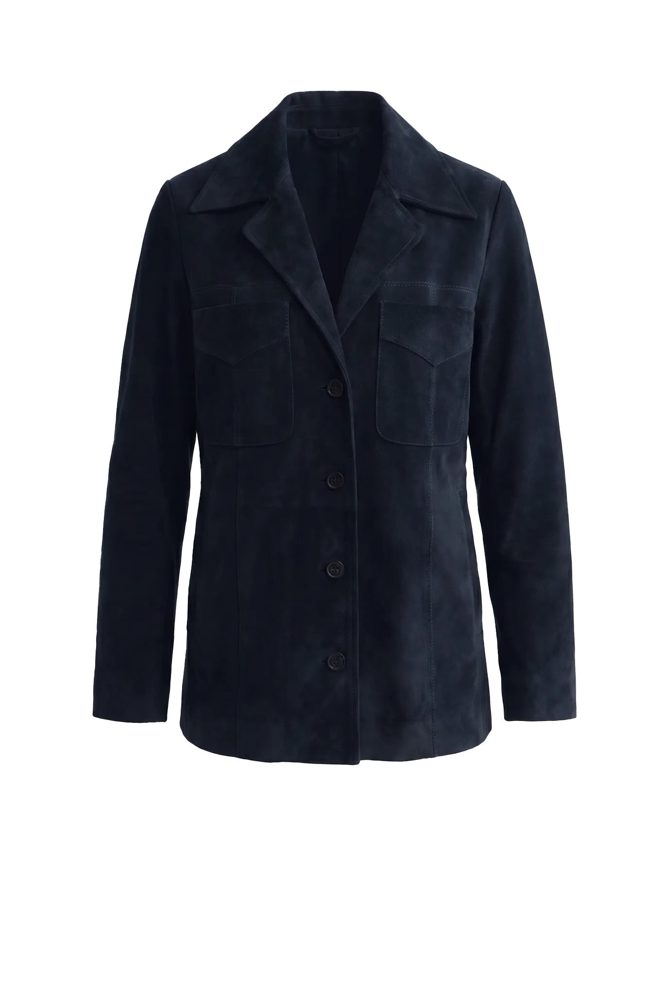 Lederjacke Dominic Suede in Midnight