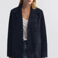 Lederjacke Dominic Suede in Midnight