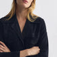 Lederjacke Dominic Suede in Midnight