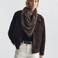 Schal Cashmere Scarf in Vintage Leopard Print