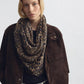 Schal Cashmere Scarf in Vintage Leopard Print
