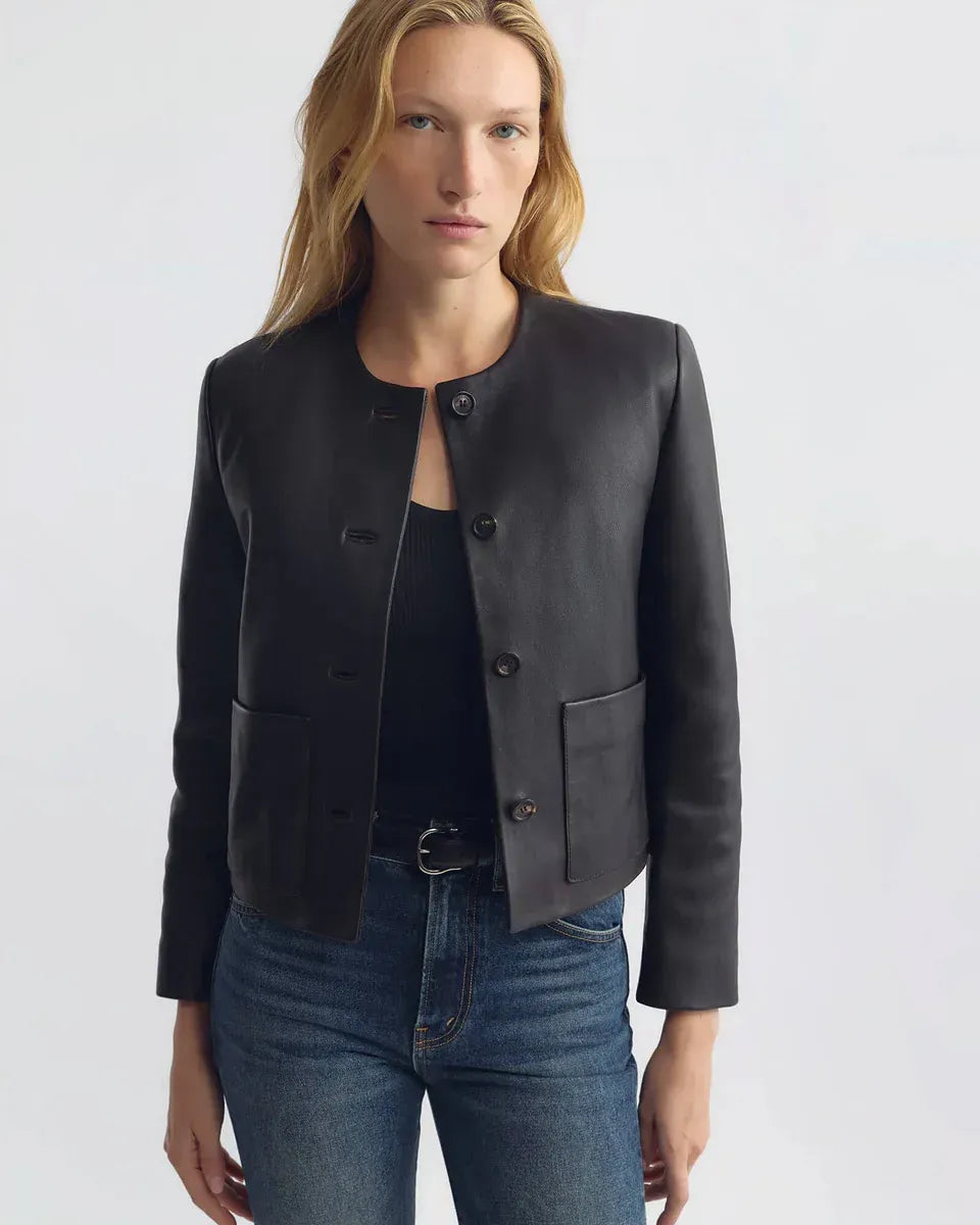 Lederjacke Ophelie in Black