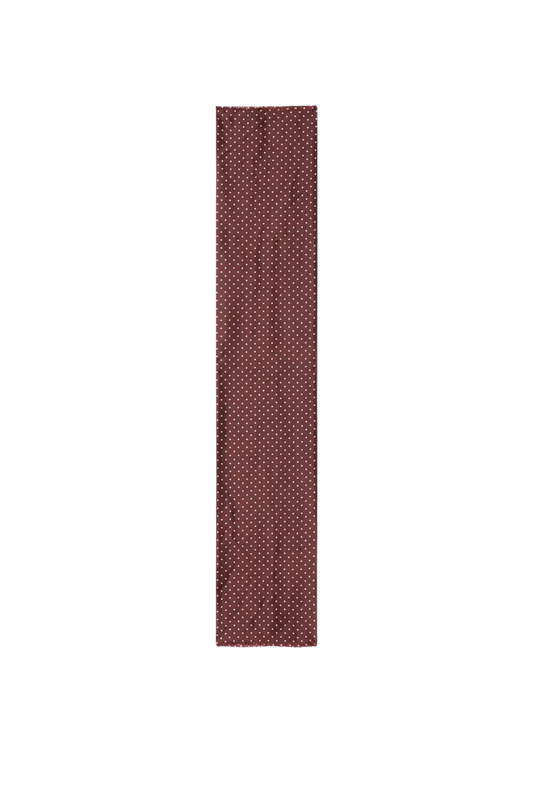 Schal Mini Dot in Burgundy