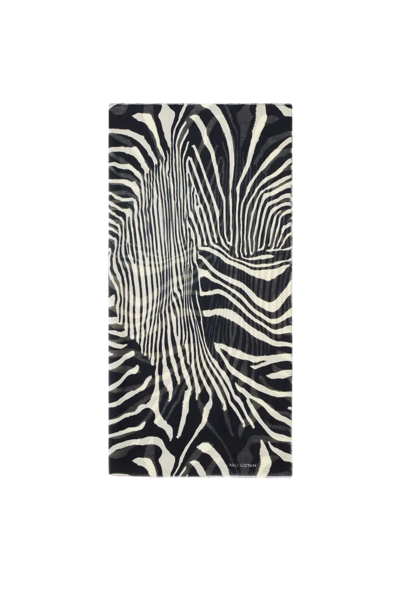 Schal Zebra Cashmere in Zebra Print