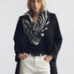 Schal Zebra Cashmere in Zebra Print