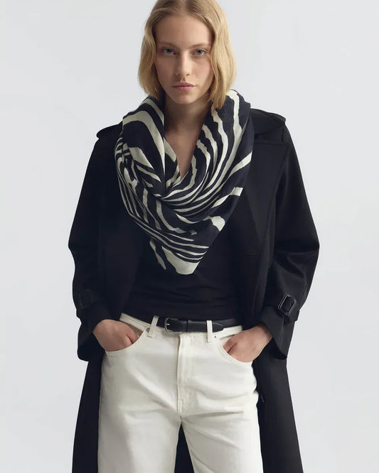 Schal Zebra Cashmere in Zebra Print