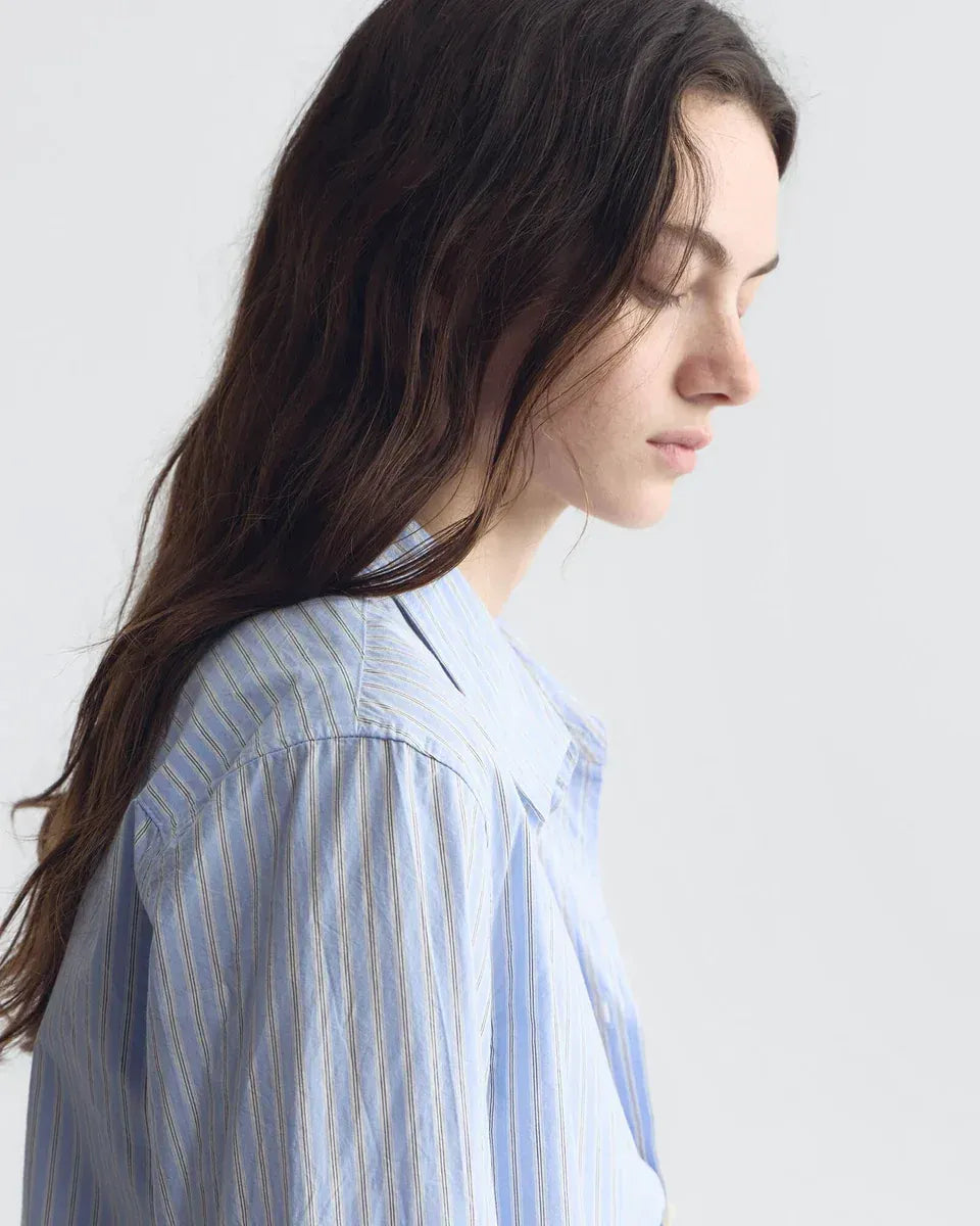 Shirt Raphael Classic in Ciel Stripes