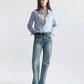Shirt Raphael Classic in Ciel Stripes