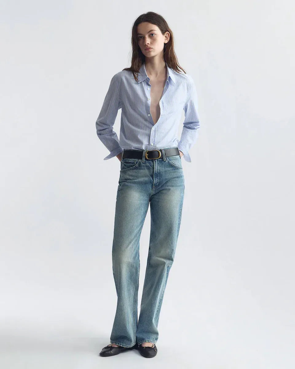 Shirt Raphael Classic in Ciel Stripes
