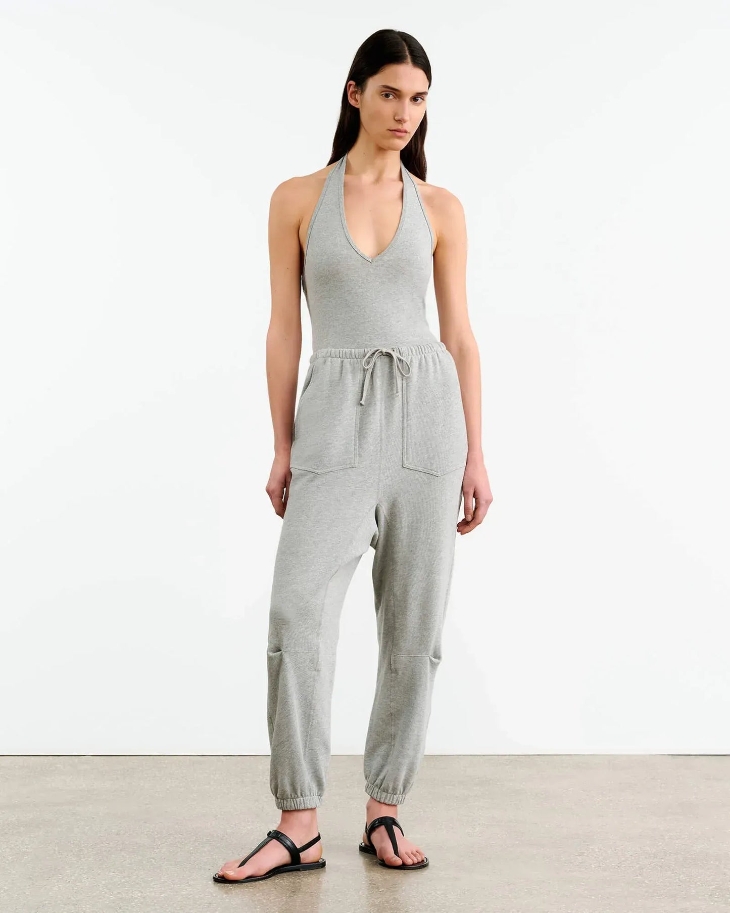 Dulce Sweatpant in Heather Grey
