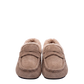 Penny Loafer Square Fur in Light Taupe
