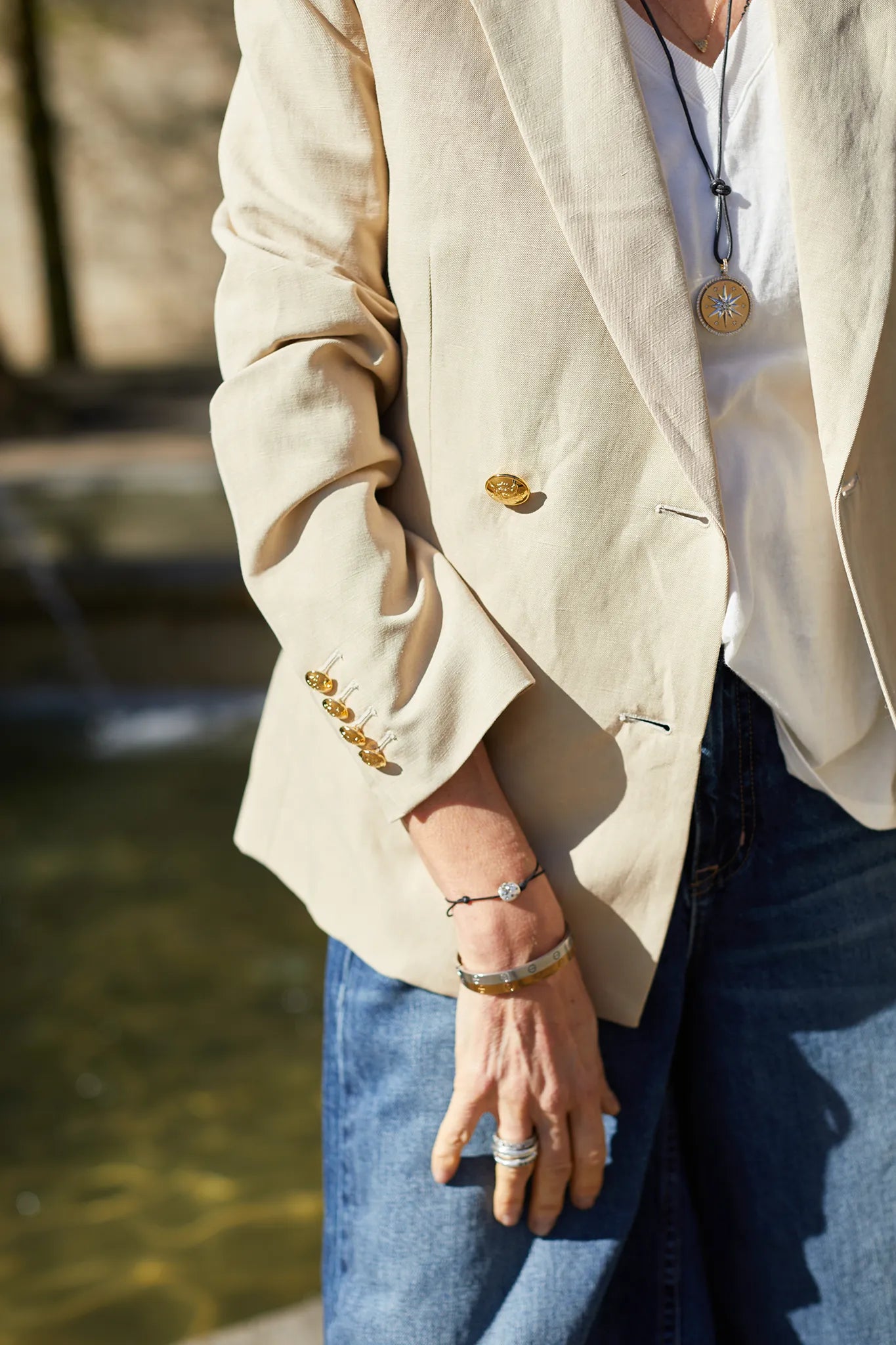 Blazer Veda in Khaki