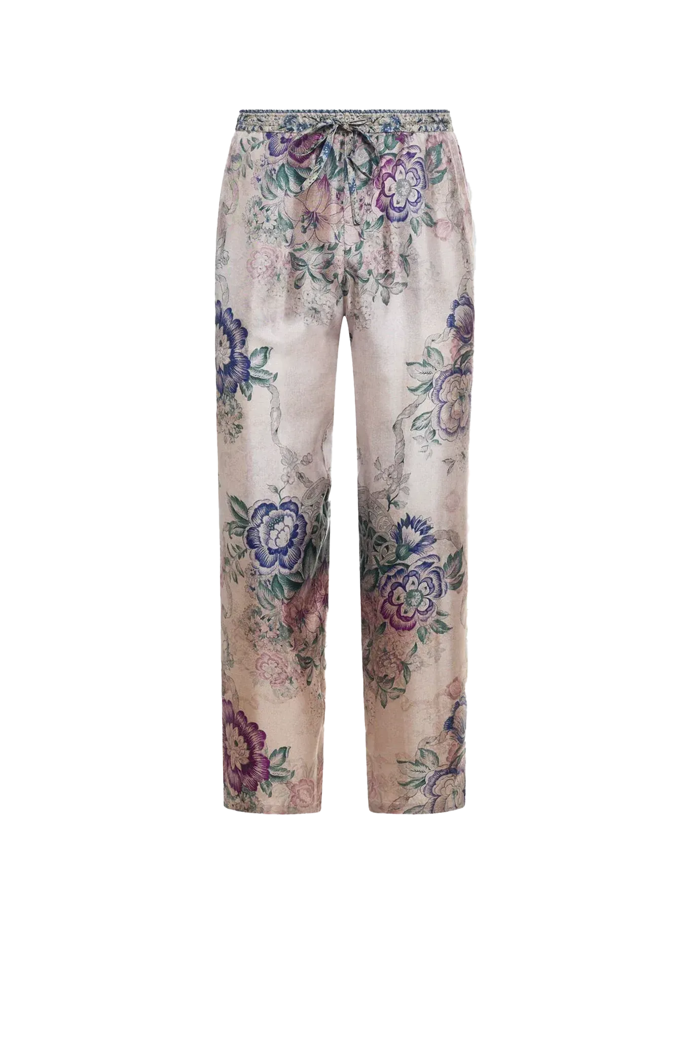 Aloe Silk trousers in pink