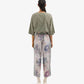 Aloe Silk trousers in pink