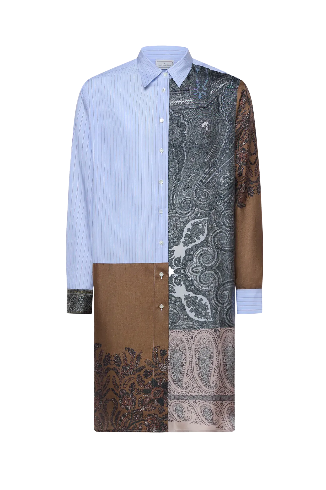 Alomhi Cotton Silk Dress in Khaki