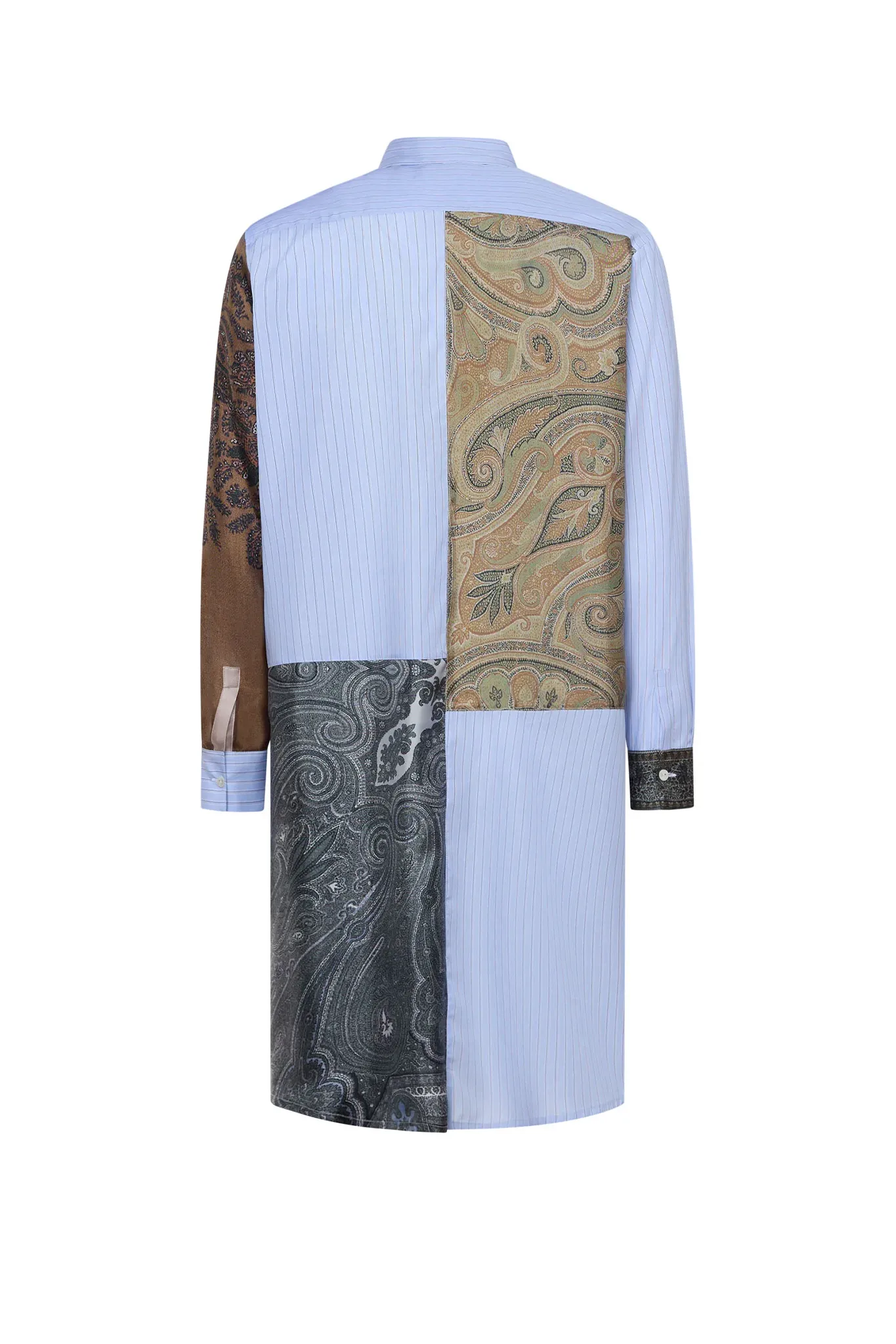 Alomhi Cotton Silk Dress in Khaki