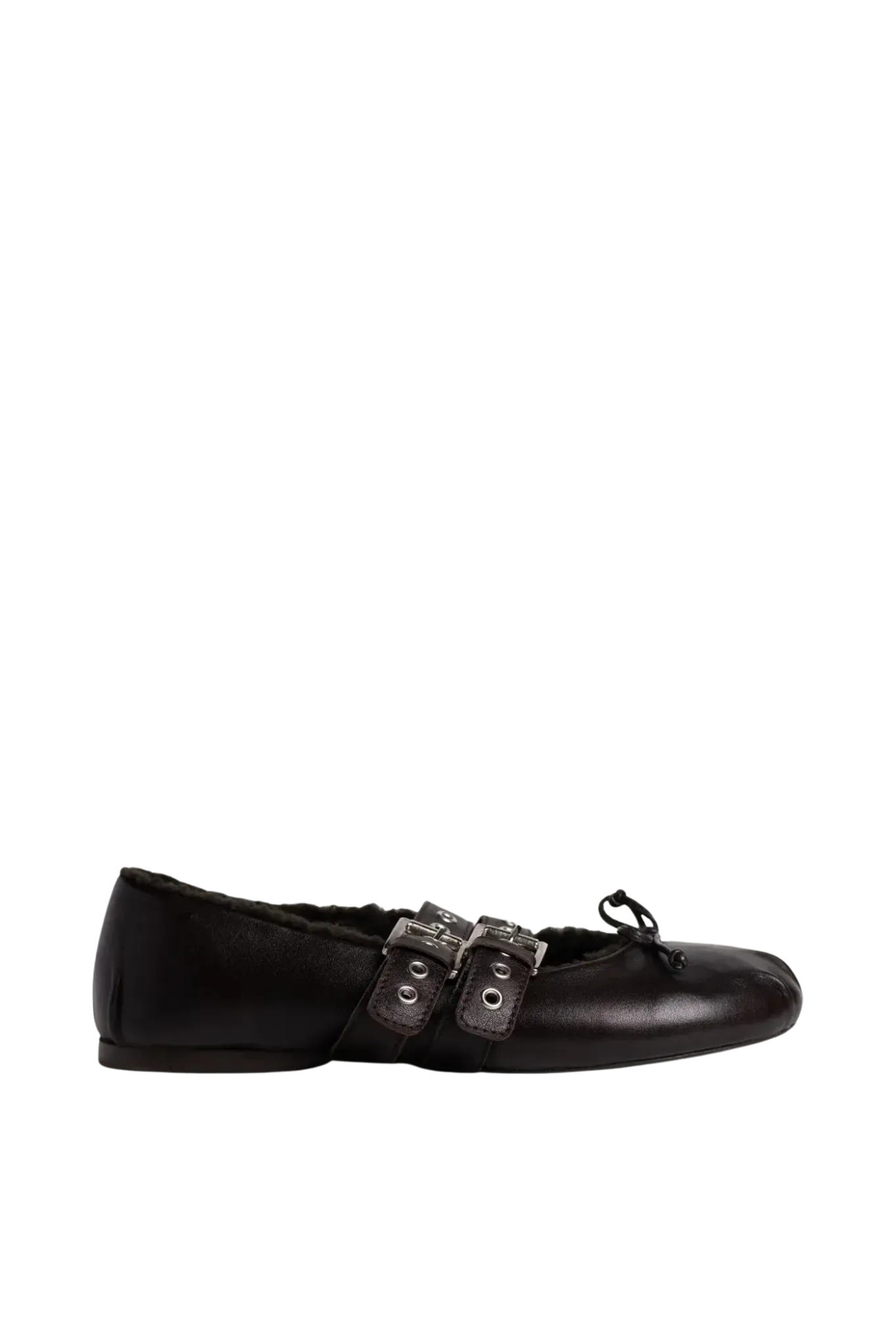 Ballerina Vita Fur in Dark Brown