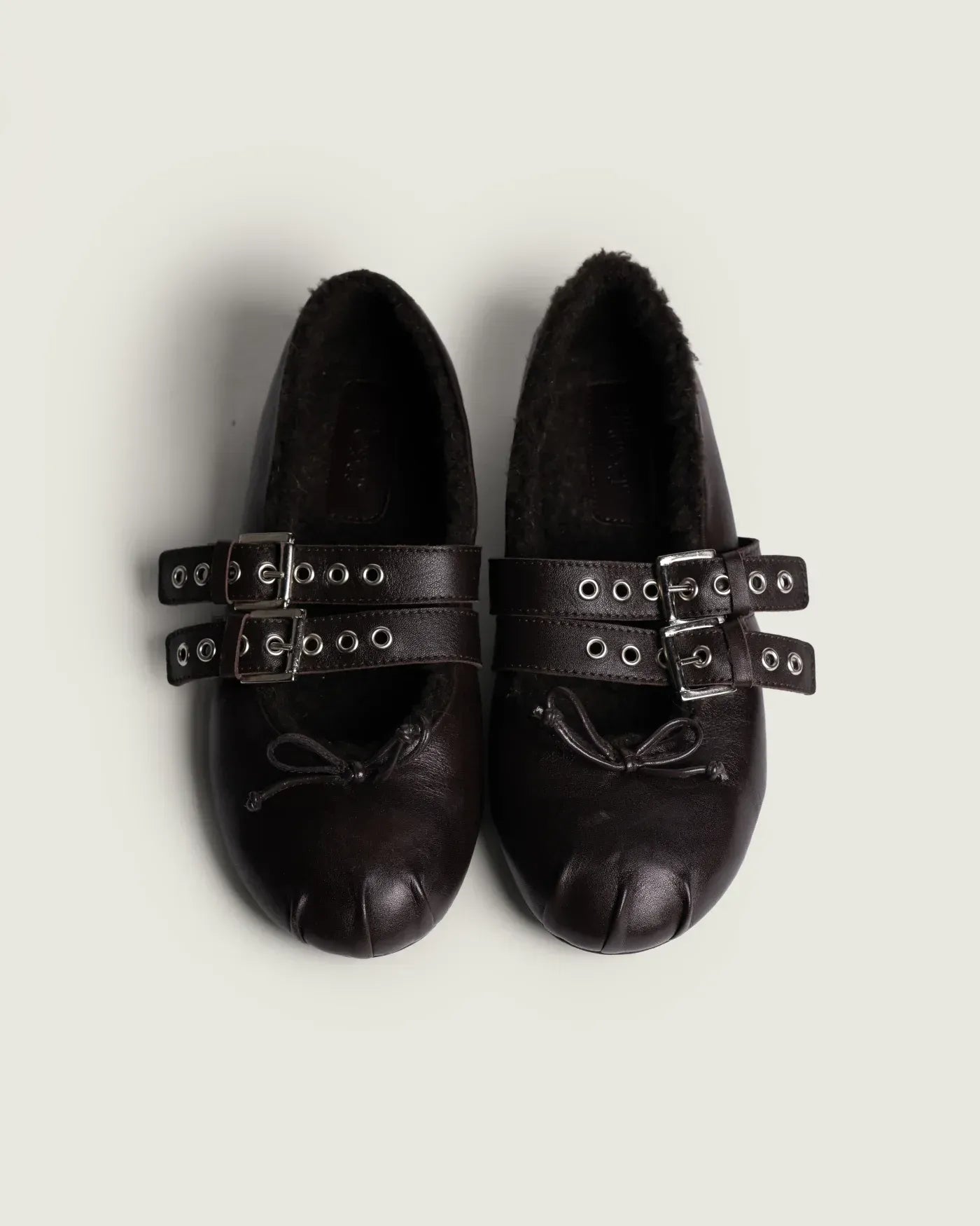 Ballerina Vita Fur in Dark Brown
