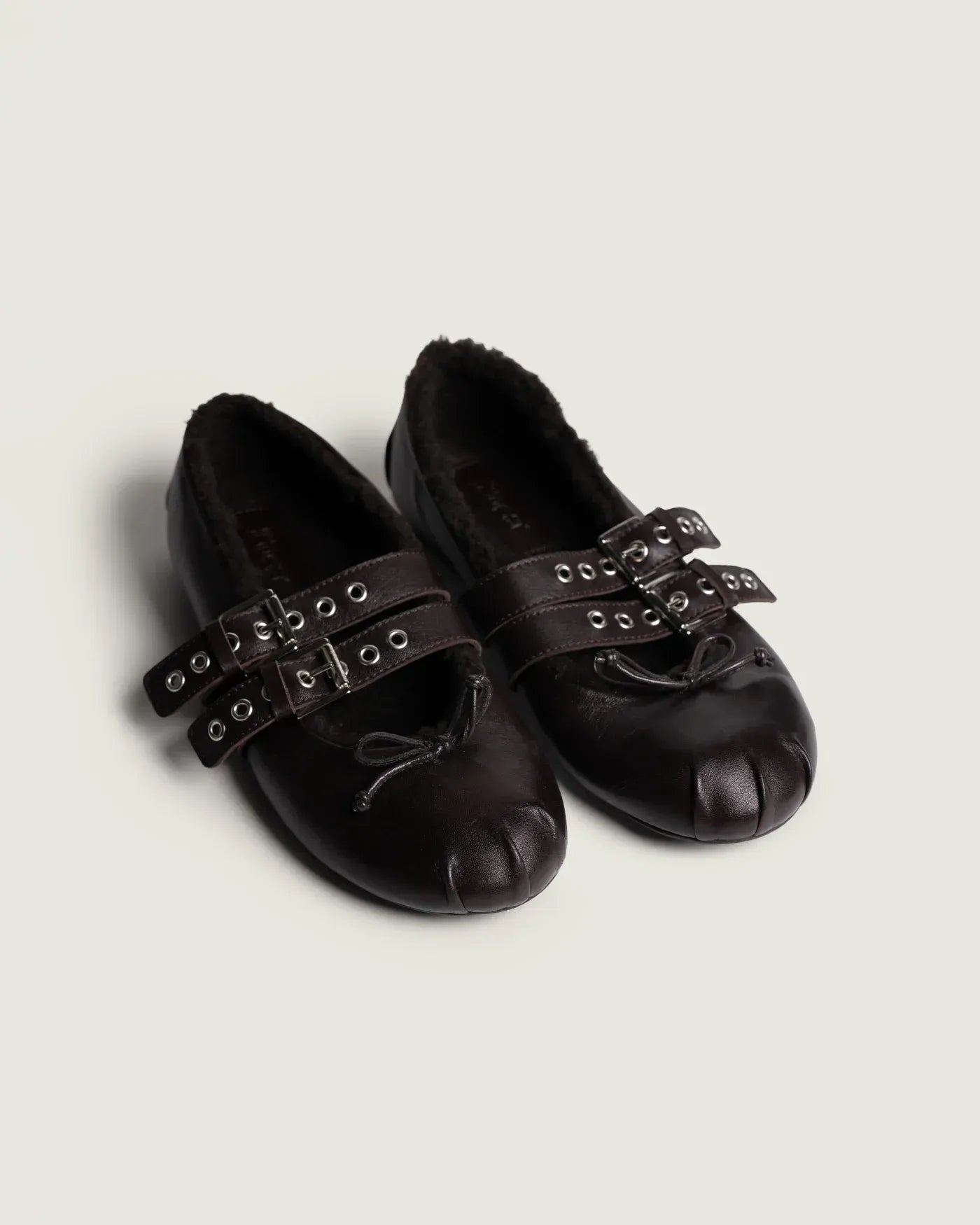 Ballerina Vita Fur in Dark Brown
