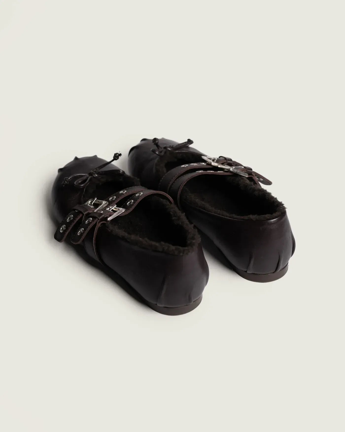 Ballerina Vita Fur in Dark Brown