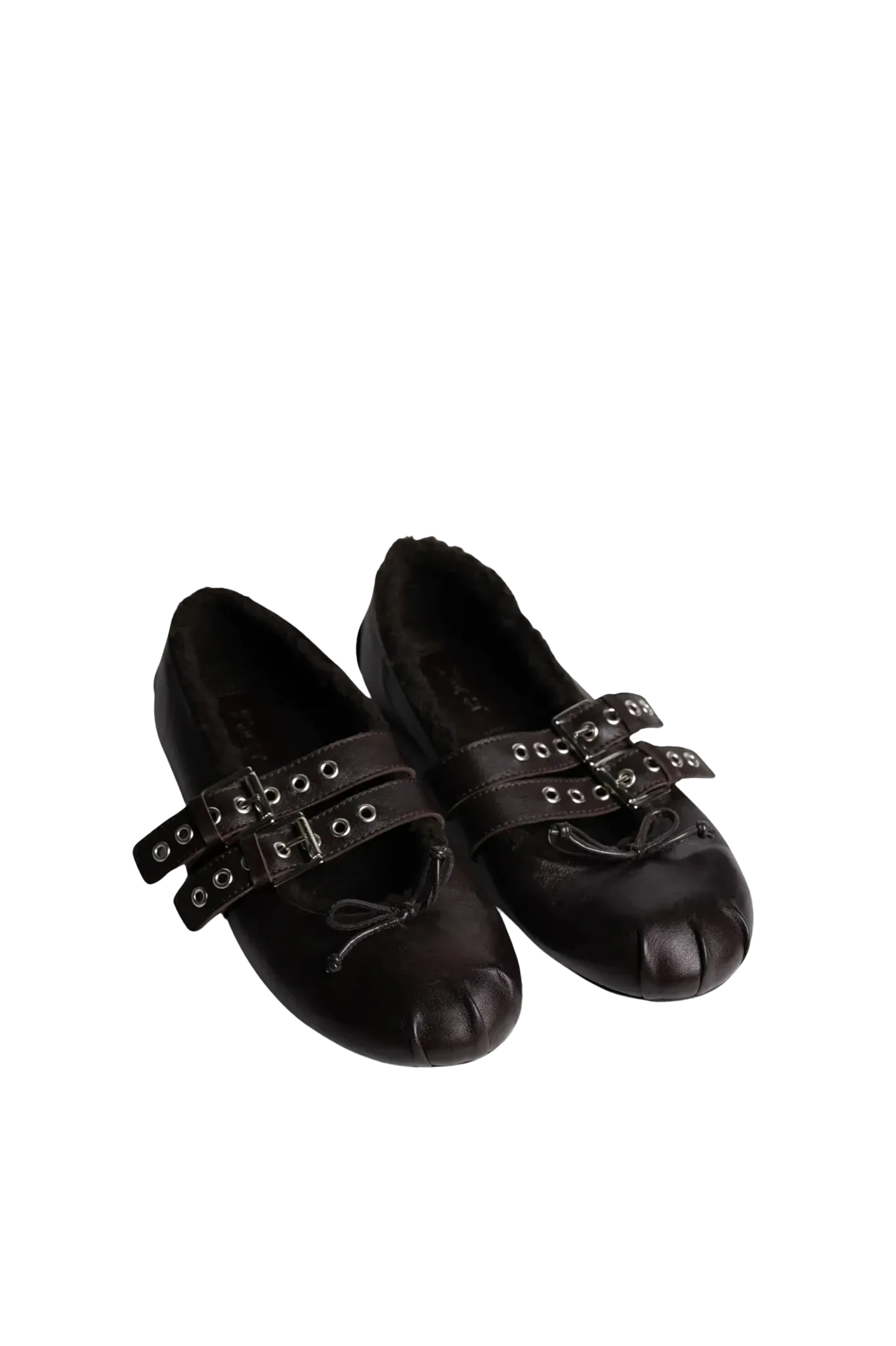 Ballerina Vita Fur in Dark Brown