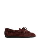 Boat Loafer Suede in Burgundy