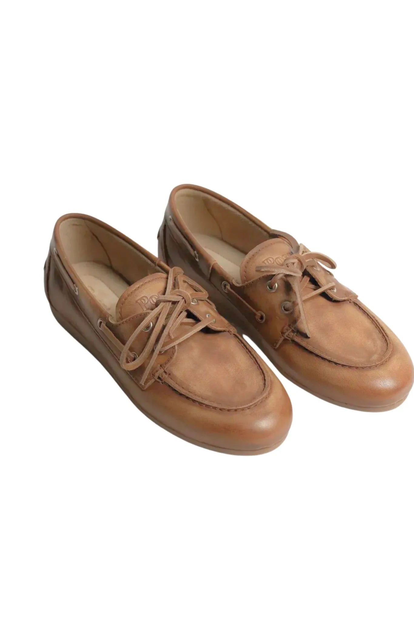 Boat Loafer Leather in Brown