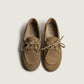 Boat Loafer Brushed Suede in Desert Tan