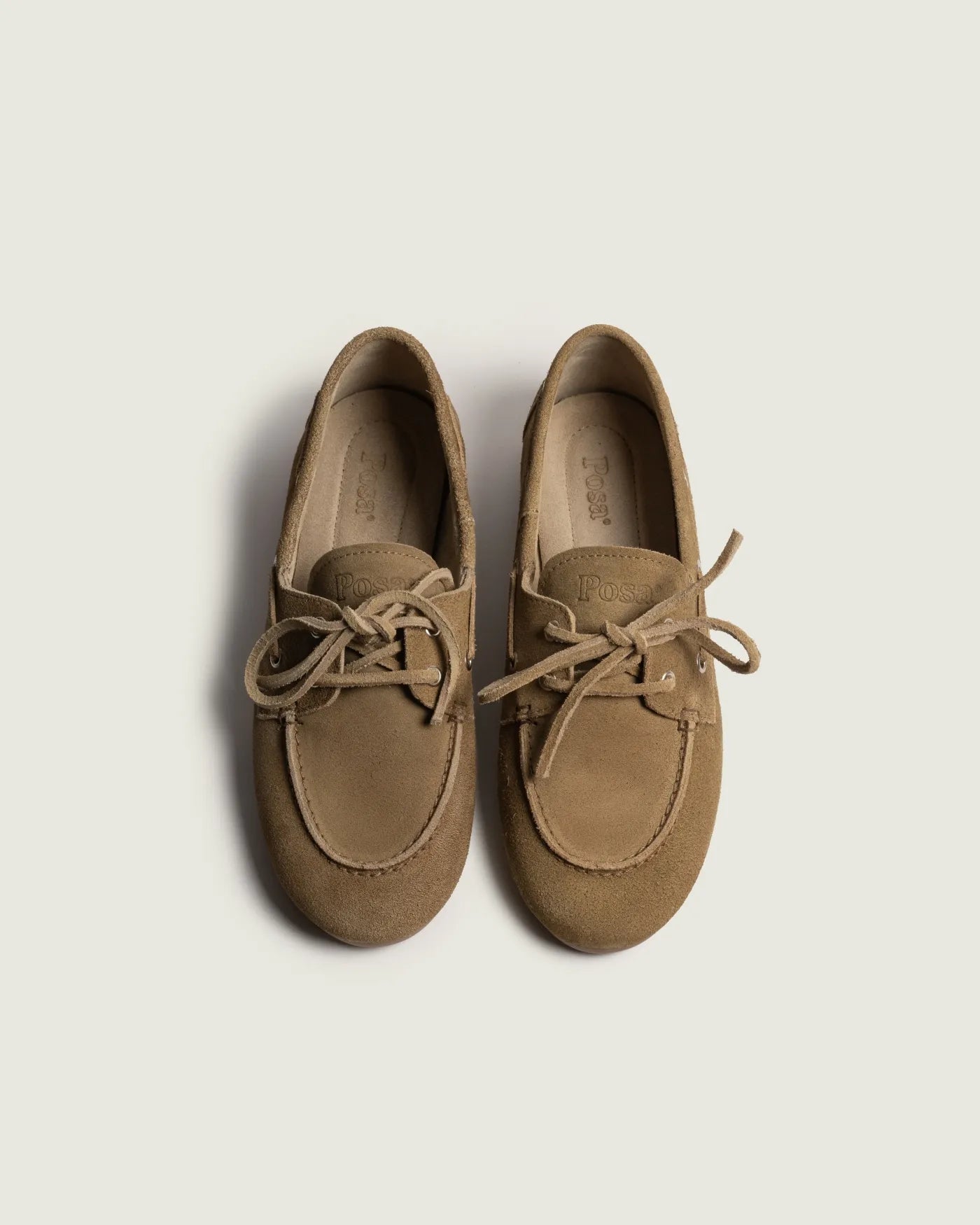 Boat Loafer Brushed Suede in Desert Tan