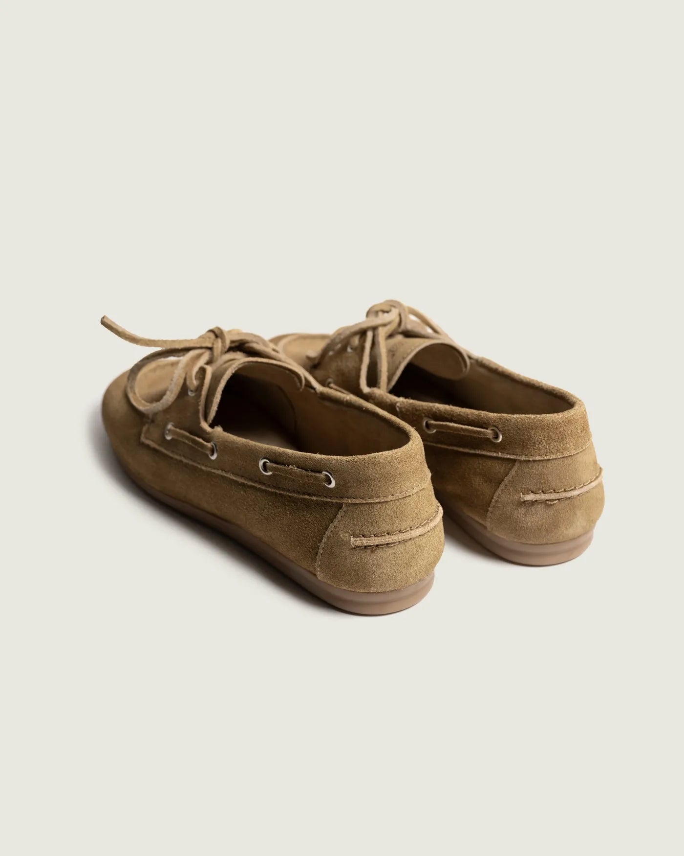 Boat Loafer Brushed Suede in Desert Tan
