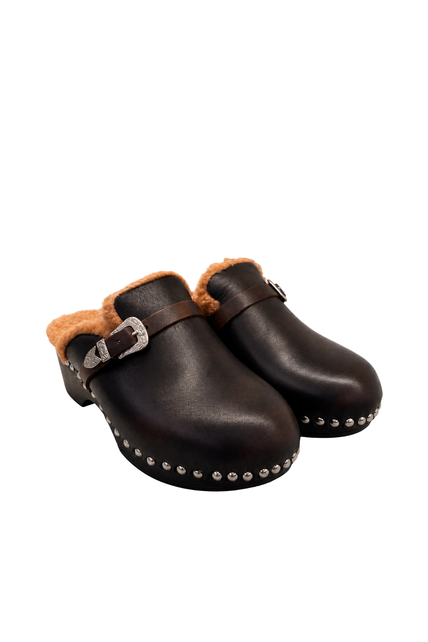 Clog Cortina in Coffee