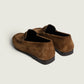 Penny Loafer Wrinkle Suede in Cognac