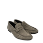 Penny Loafer Wrinkle Suede in Khaki