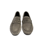 Penny Loafer Wrinkle Suede in Khaki